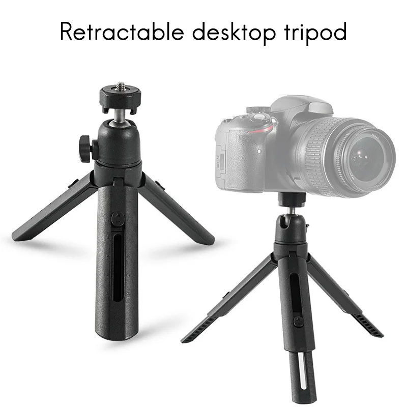 DSLR SLR Phone Vlog Tripod Cold Shoe Phone Mount Holder For Microphone Mini Tripod For DSLR Camera