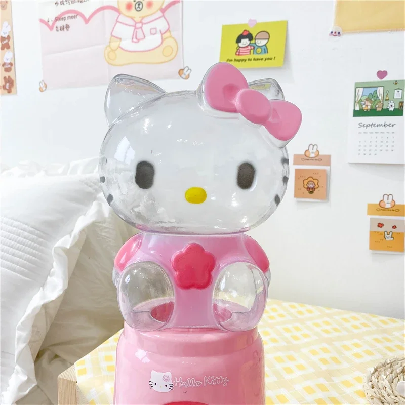 Distributeur d'eau de bureau de dessin animé pour filles, 2L, Kawaii, Sanurgente, Hello Kittile, My Melody, Couple de beauté mignon, jouets de grande capacité, cadeau