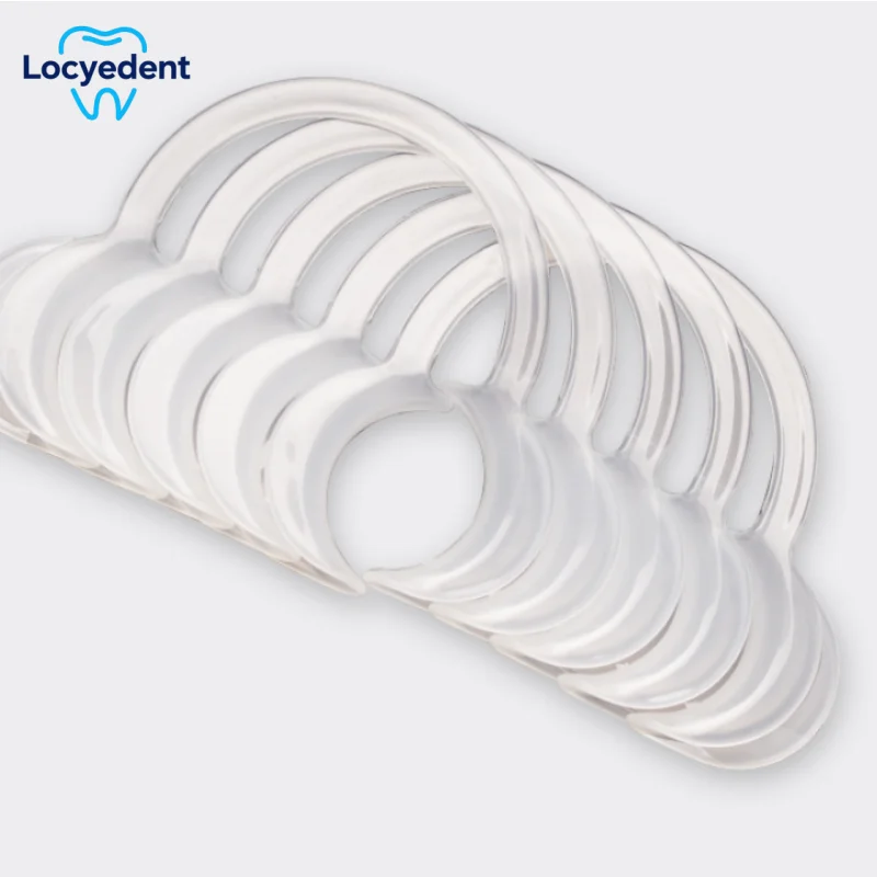 

10pcs Dental C-shape Cheek Retractor Lip Mouth Opener Intraoral Dentist Orthodontic Tool For Tooth Whitening Transparent