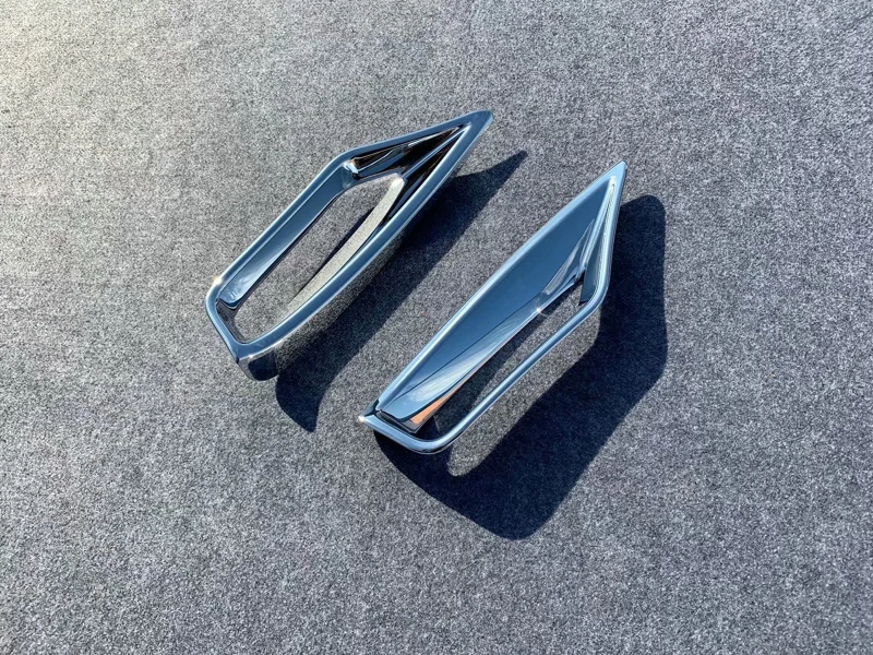 For Lexus RX-Class RX200 300 350 450 2020+ Car Accessories ABS Chrome Front Fog Light Lamp Cover Trim Molding Bezel Garnish