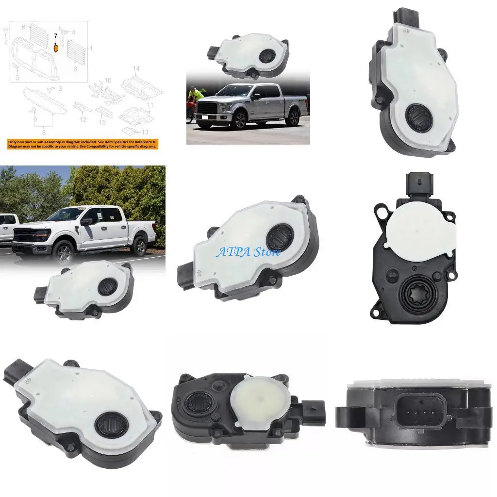 

U13C Reliable Heavy Duty Active Grille Motor Replacement 4 Pin Connector JL3Z-10884-A