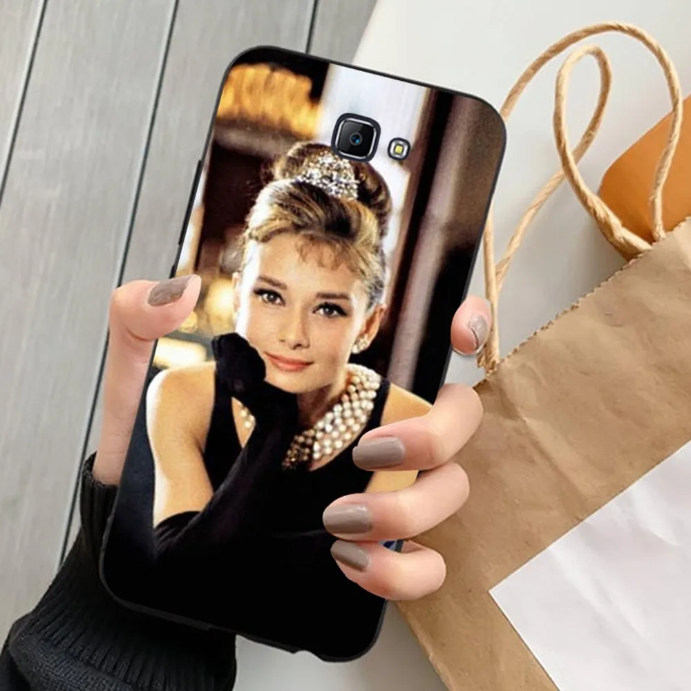 Audrey Hepburn Phone Case For Samsung J 7 plus 7core J7 neo J6 plus prime J6 J4 J5 Mobile Cover