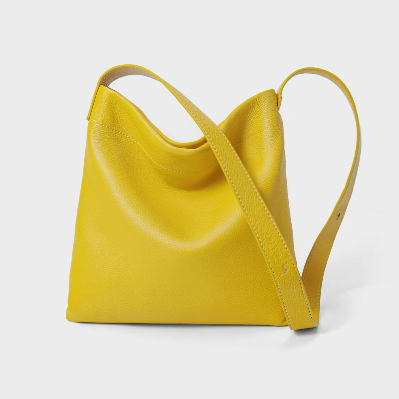 

Jonlily Women Genuine Leather Shoulder Bag Female Fashion Handbag Totes Casual Crossbody Bag Small Commuter Daybag Purse -KG1929