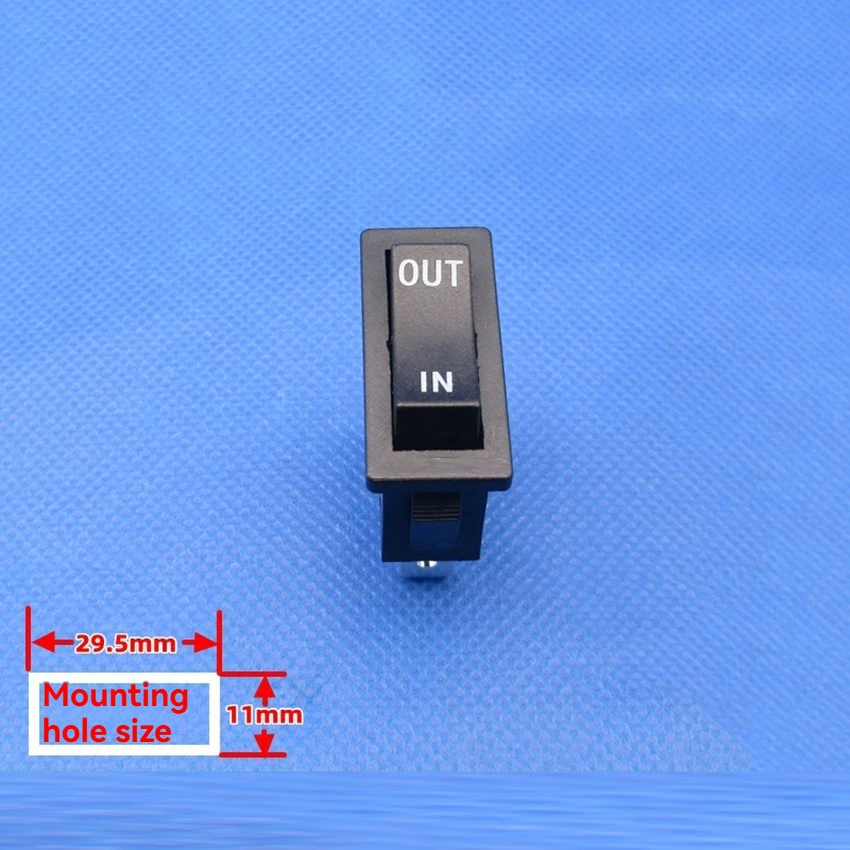 3 ピン自動リバウンドステアリング切り替えタッププッシュボタンシルバー接点 KCD3 双方向自己リセットボートスイッチ