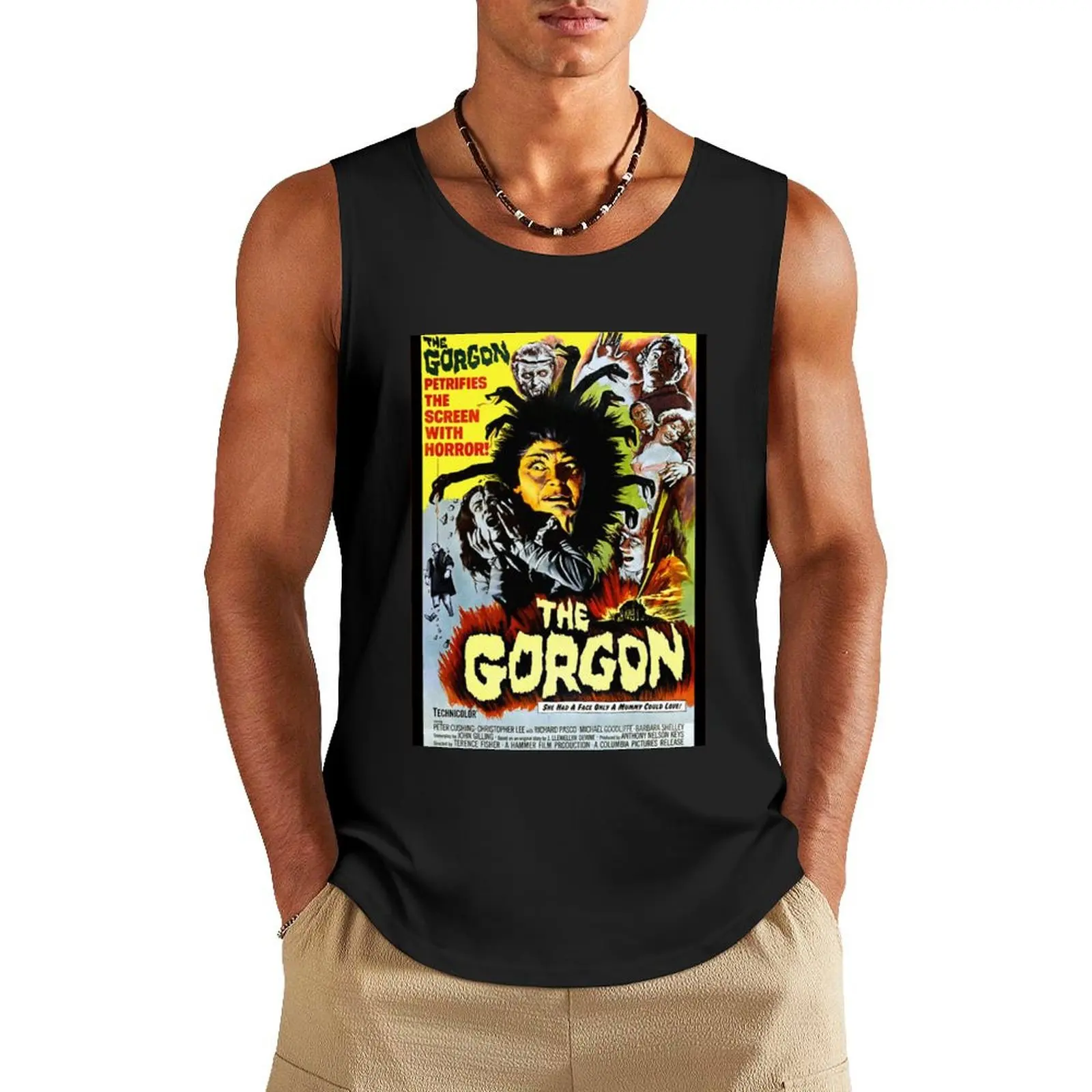 THE GORGON Tank Top sports suits bodybuilding men clothing fashion 2025 man