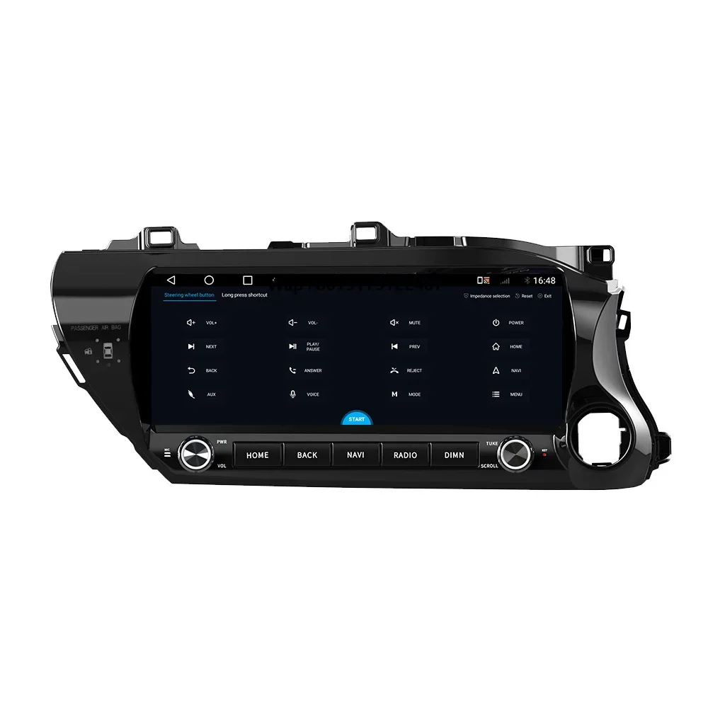 

Android Car Video Player Radio Stereo System Carplay for Hilux 2015-2023 RHD Multimedia Navigation