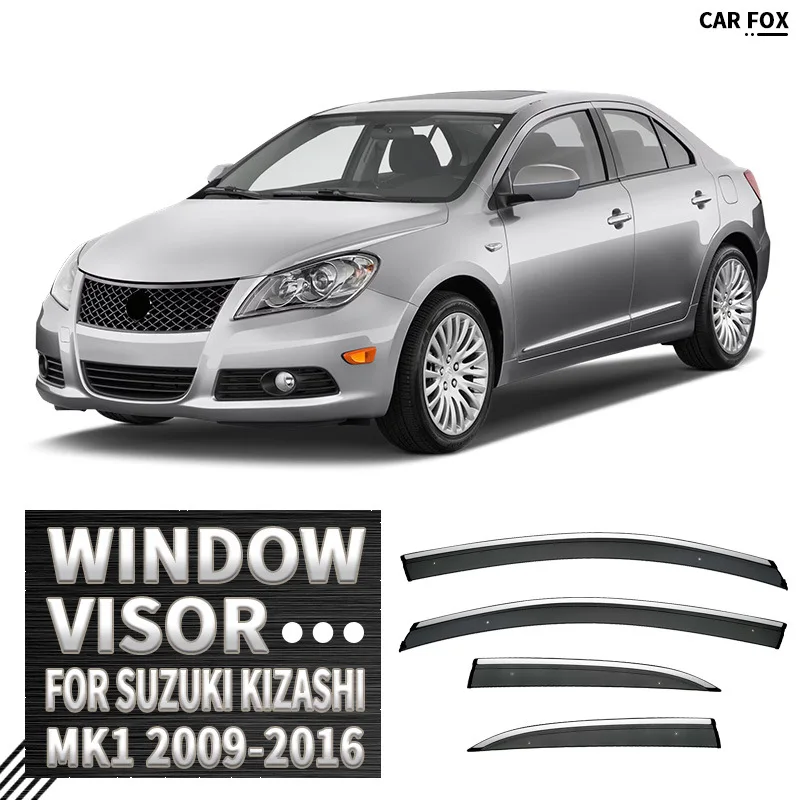 

For Suzuki Kizashi 2009-2016 Car Window Visor Awning Shelters Windshield Side Window Rain Sun Shade Auto Accessories