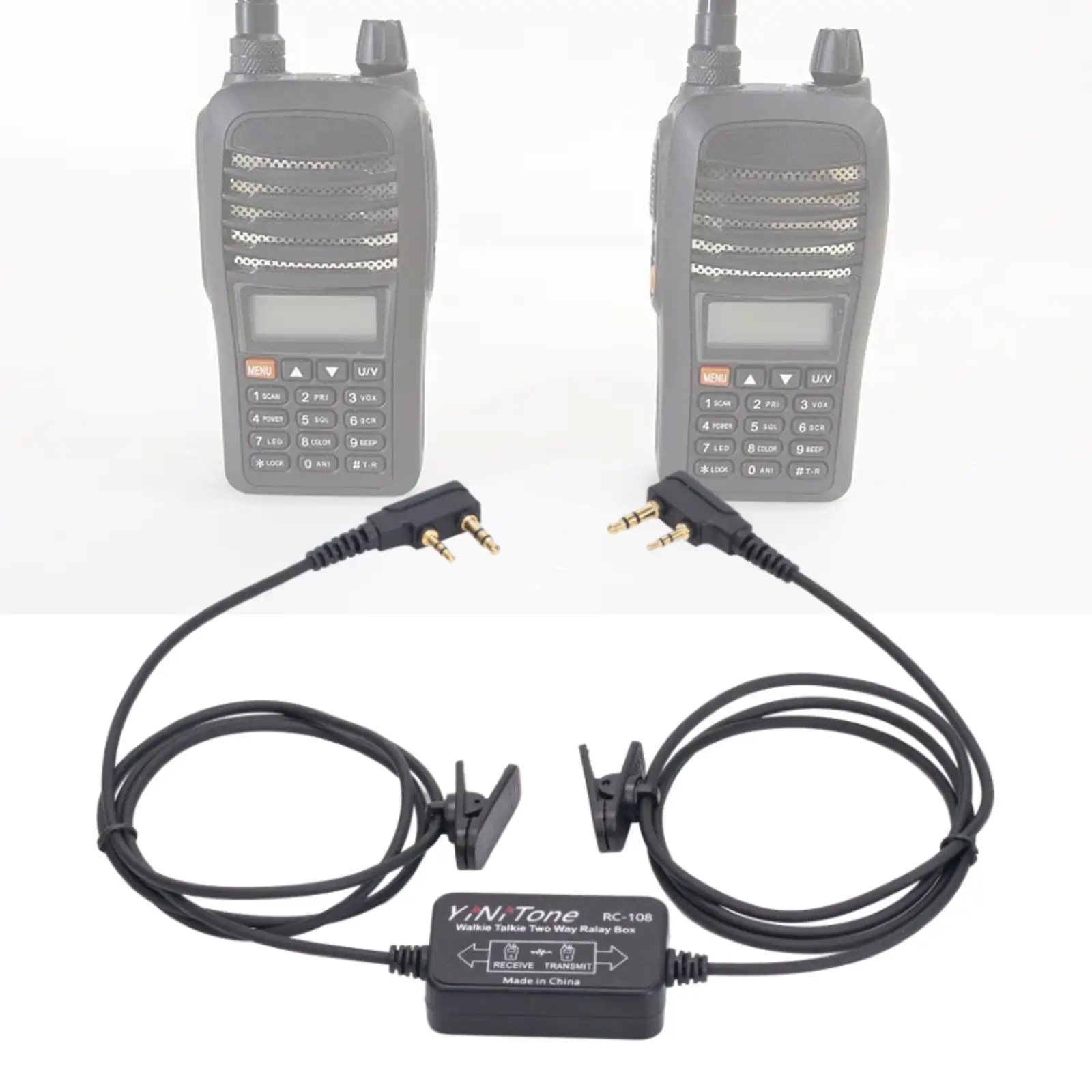 Walkie Talkie Box RC-108 Two Way Relay Simply Connecting Handheld Radios Together RC-108 Two Way Relay Walkie Talkie Box