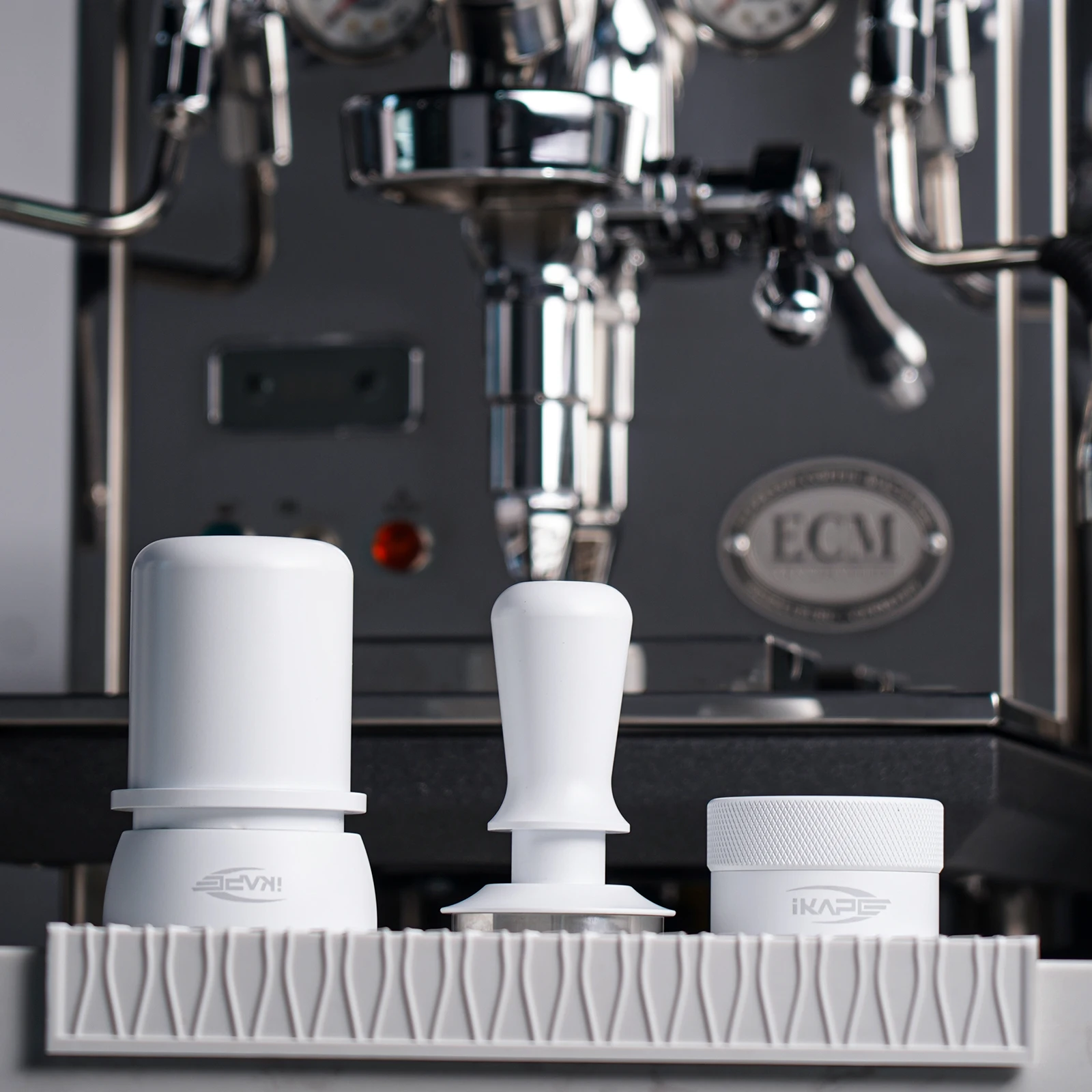 IKAPE Espresso Normcore Tamper Calibrado, Pressão Constante Ferramentas de Prensa de Café de Aço Inoxidável com Mola Calibrada