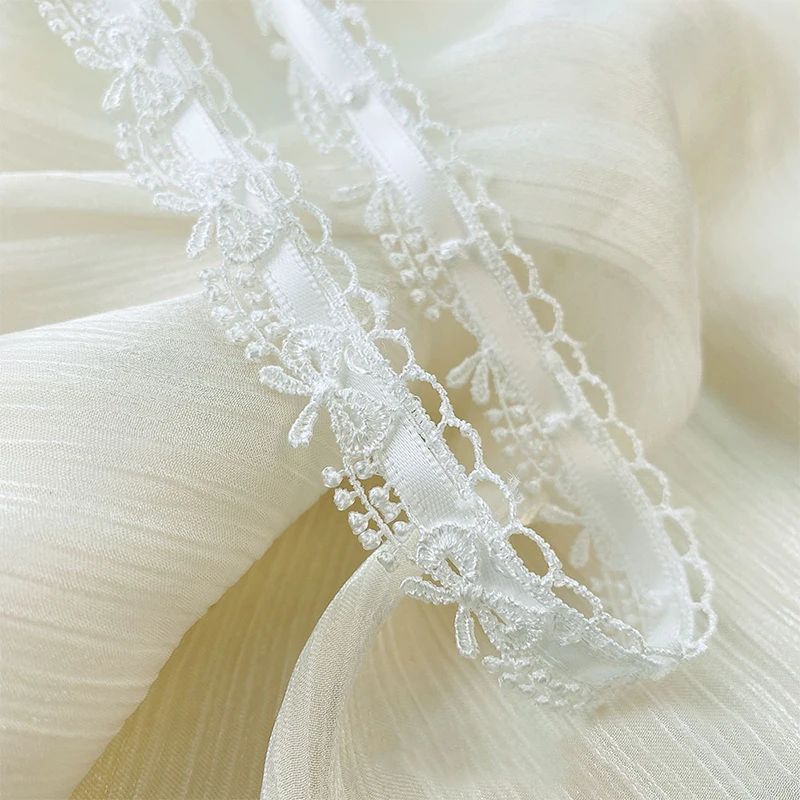 1 ياردة القوس الزخرفية أشرطة الدانتيل تقليم للحرف فستان الحفلات الخياطة Diy بها بنفسك لوازم اليدوية النسيج هدية التفاف التشذيب