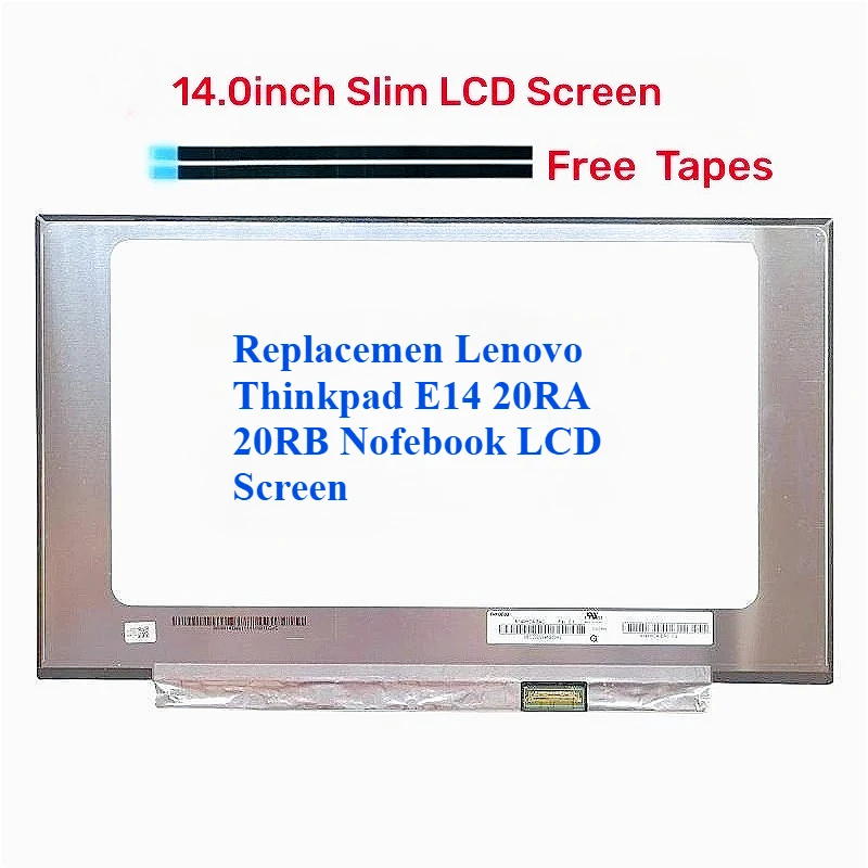 

Для Lenovo Thinkpad E14 20RA 20RB ЖК-экран для ноутбука 30-контактный 1920*1080FHD ЖК-экран