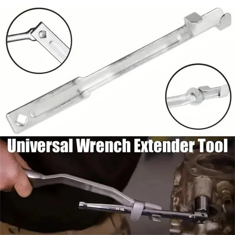 

1pc Wrench Extension Rod Universal Wrench Extension Tool Torque Wrench Extension Component Portable Extension Accessories