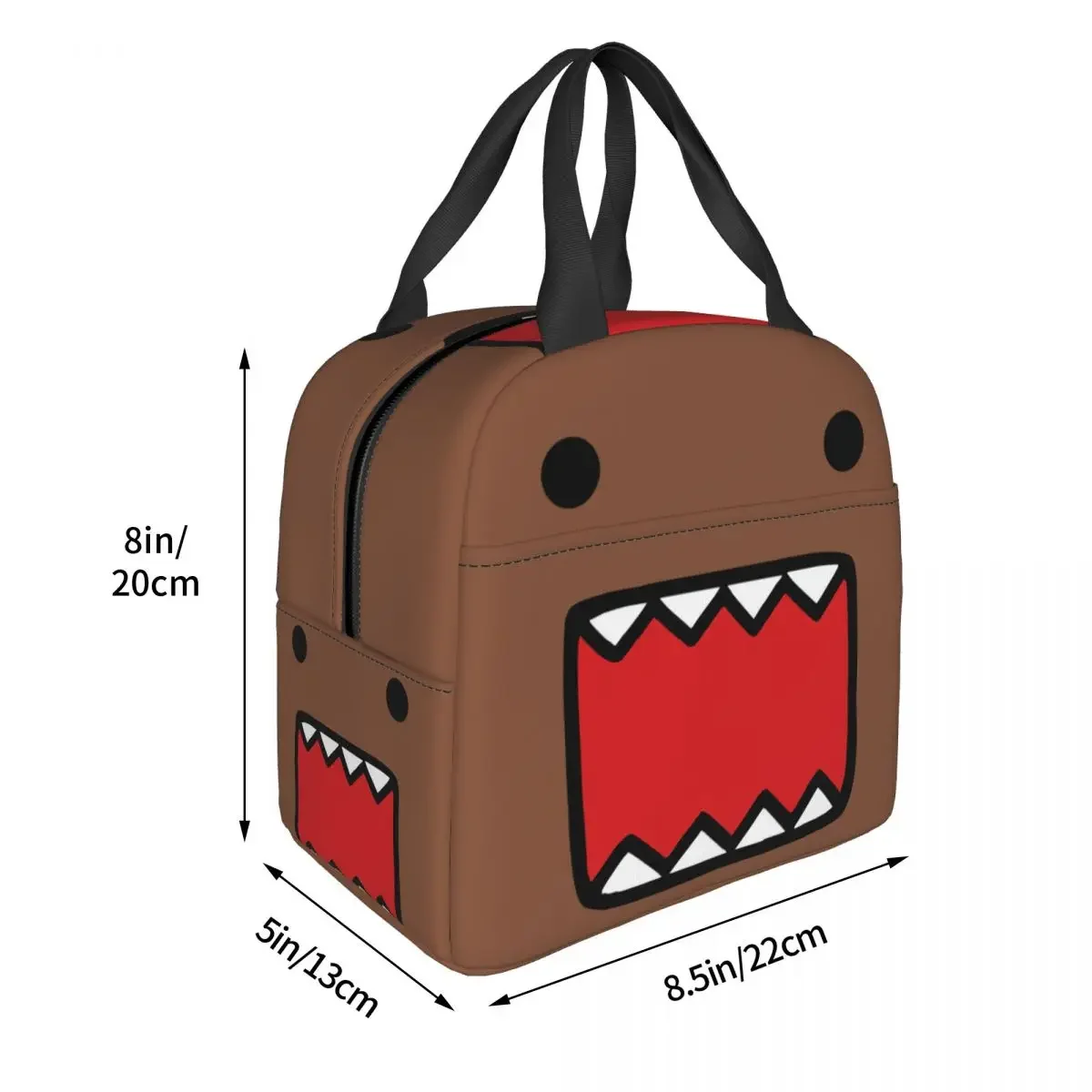 Domo Kun Face Insulated lunch bag Women Kids Cooler Bag Thermal Portable Lunch Box Ice Pack Tote