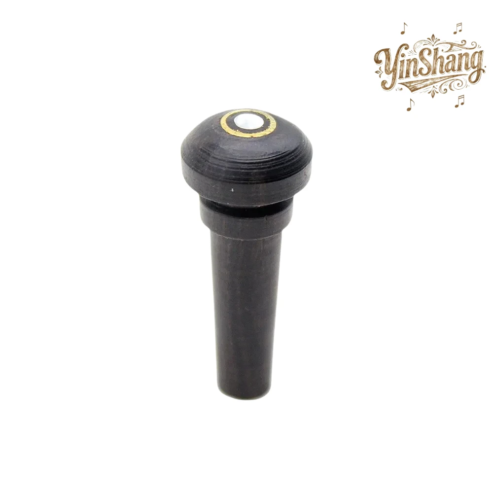 

20pcs Black Ebony Violin End Pins 4/4 Size High-Quality Violin Parts And Accessories for Musicians