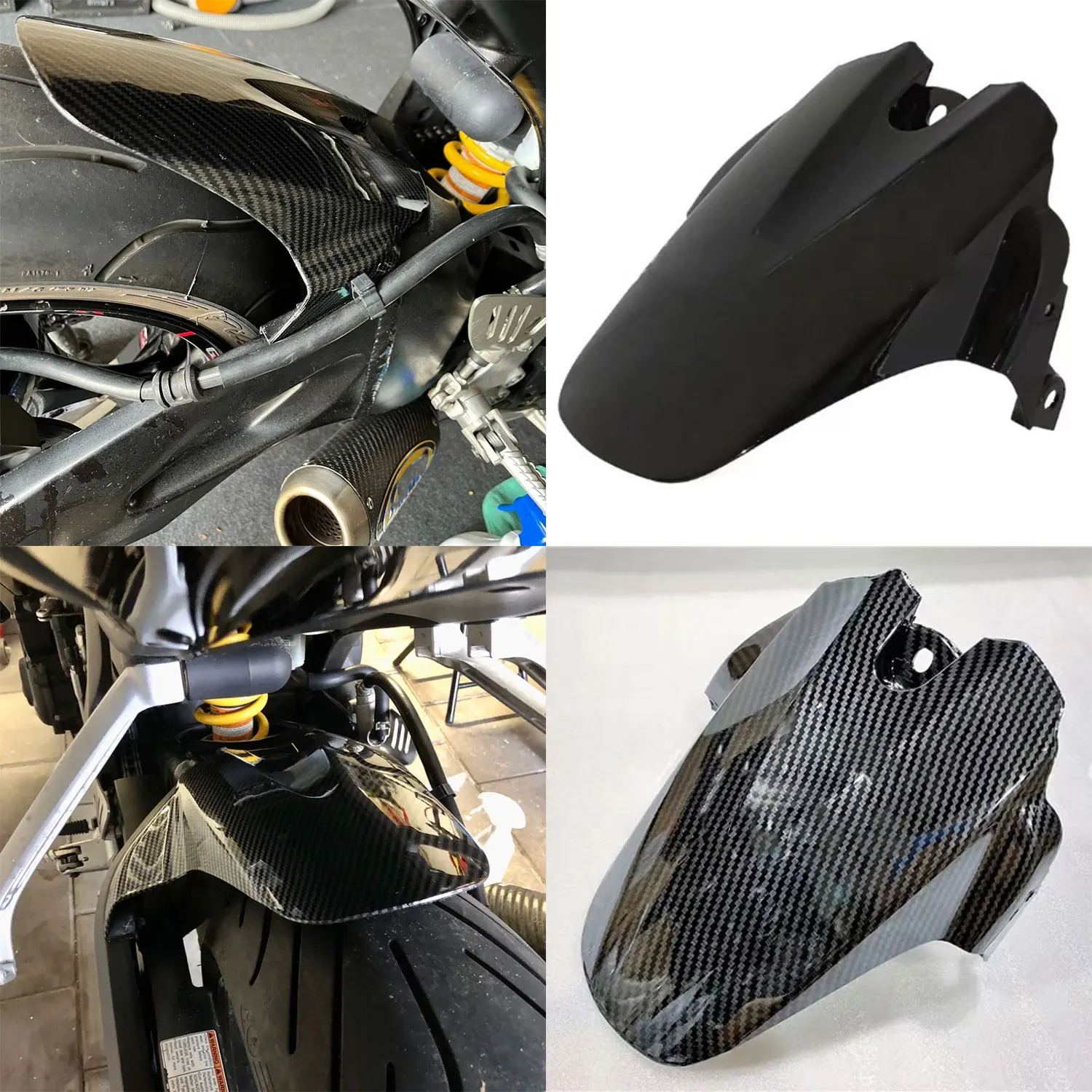 For Suzuki GSXR600 GSXR750 GSXR 600 GSX-R 750 K6 K7 K8 K9 2006 -2009 2010 Rear Fender Hugger Cover Mudguard Guard Cowl Fairing