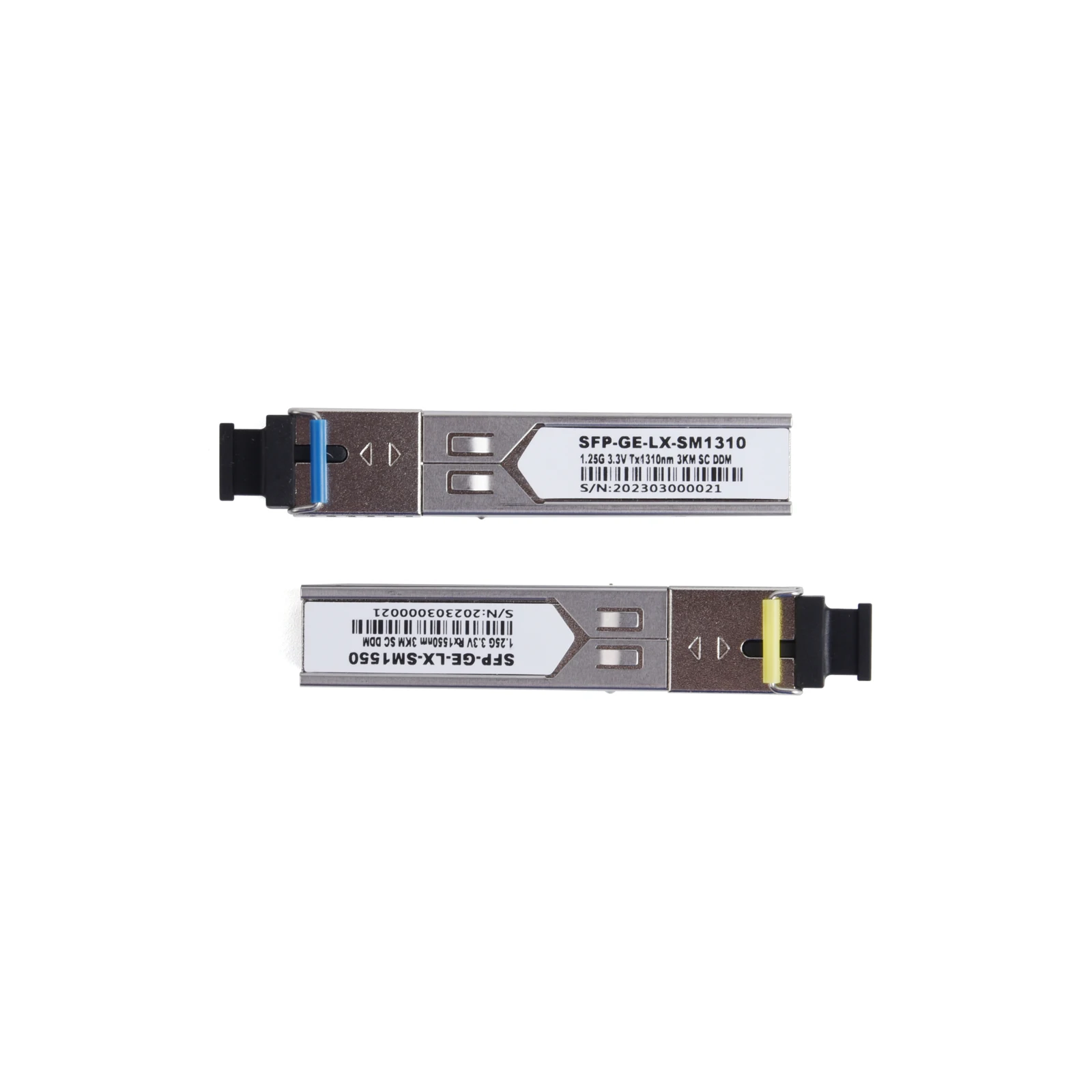 Módulo SFP de fibra Gigabit de 1000M, módulo SC de 1,25G, 1310nm/1550nm, modo único A + B, compatible con interruptor Ethernet de Cisco Mikrotik, 1 par