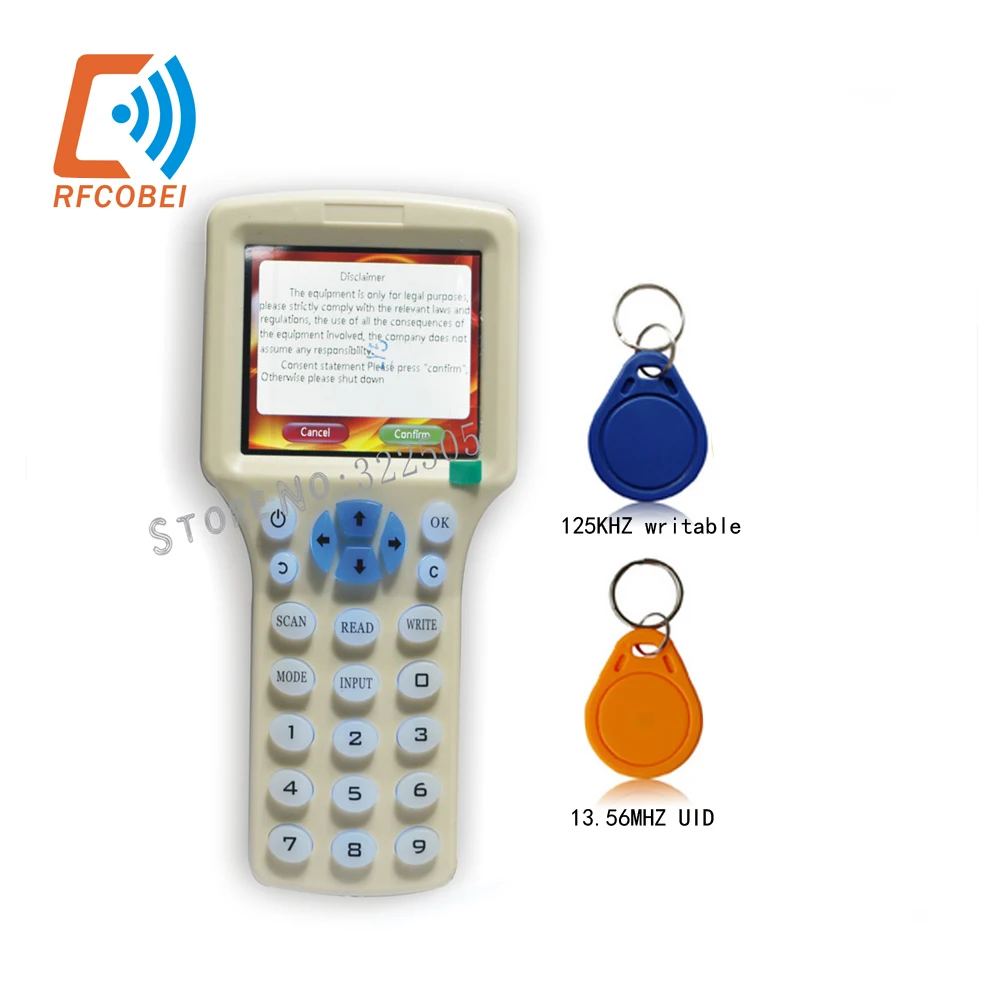 

IC/ID RFID Reader Smart Card Writer Full Frequency Encryption Decryption Replicator CUID FUID Copier Tag Duplicator