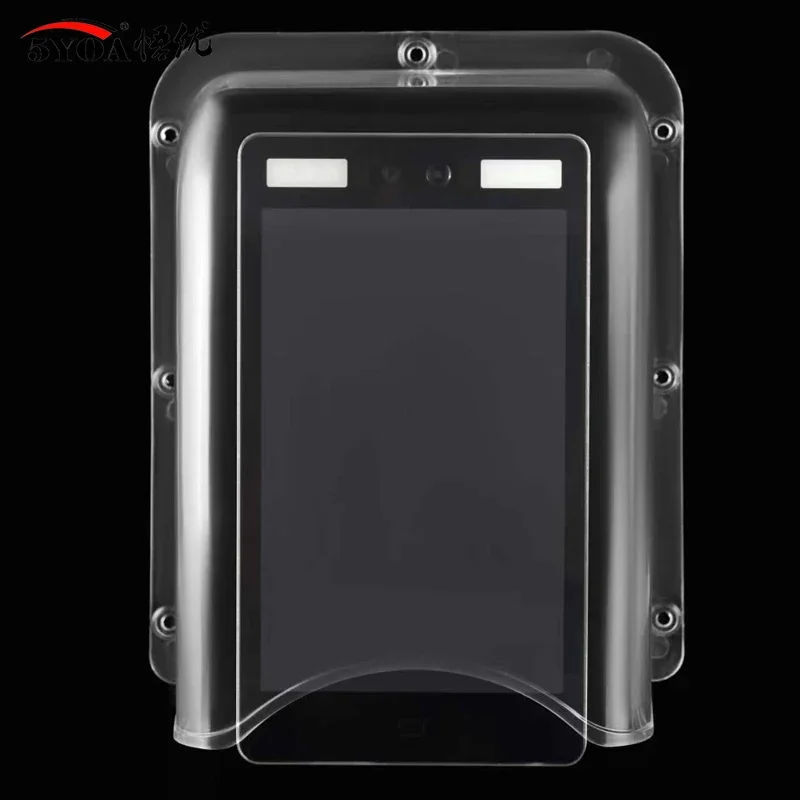 5YOA Transparent Waterproof Case Plastic Rain Protector Outdoor Rainproof Cover Protection Keypad Doorbell Card Reader Sun Shell
