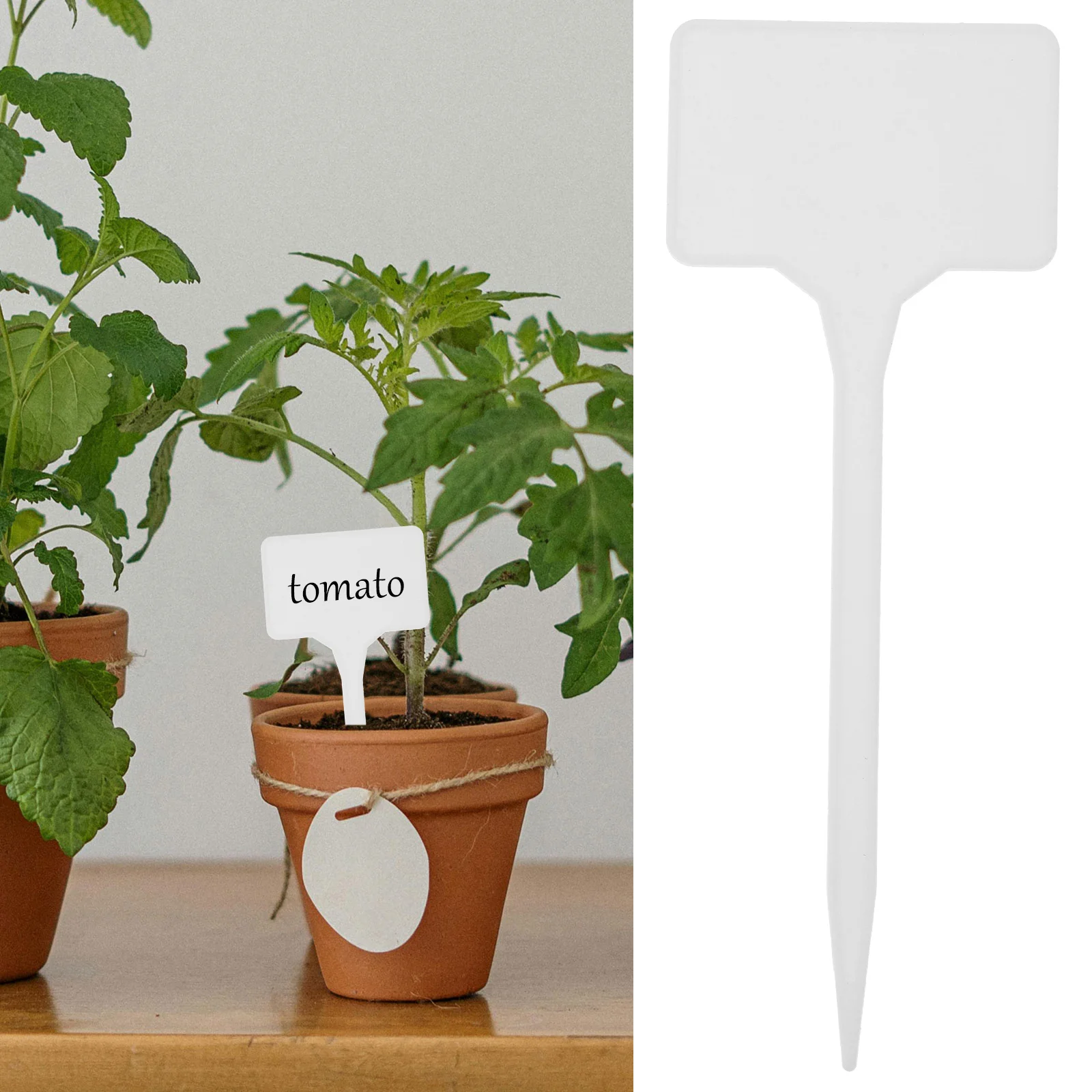 

50pcs Plastic Markers For Outdoor Indoor Use Plant Tags Nursery Garden Labels Succulent Plant Identifier Stakes