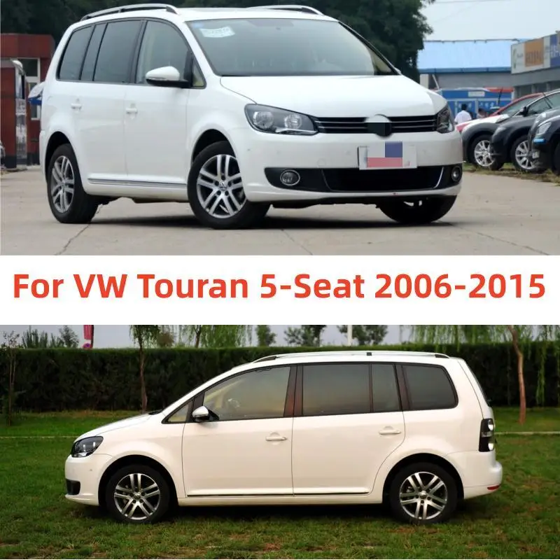 For VW Touran 5-Seat 2006-2015 Car Styling Accessories Window Visor Side Vent Rain Guard Deflectors Shade Shield Shelter Cover