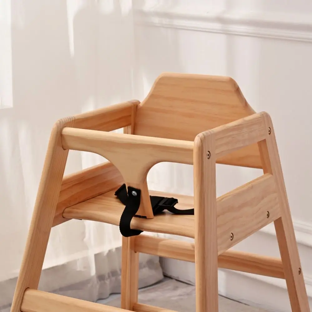 Silla elevadora portátil de madera maciza doble para alimentación, comer y cultivar, fácil de limpiar, con acabado Natural