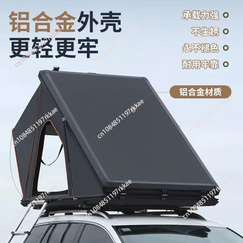 Hard Shell Roof Top Tent, Waterproof Aluminum Rooftop Tent for Outdoor Camping