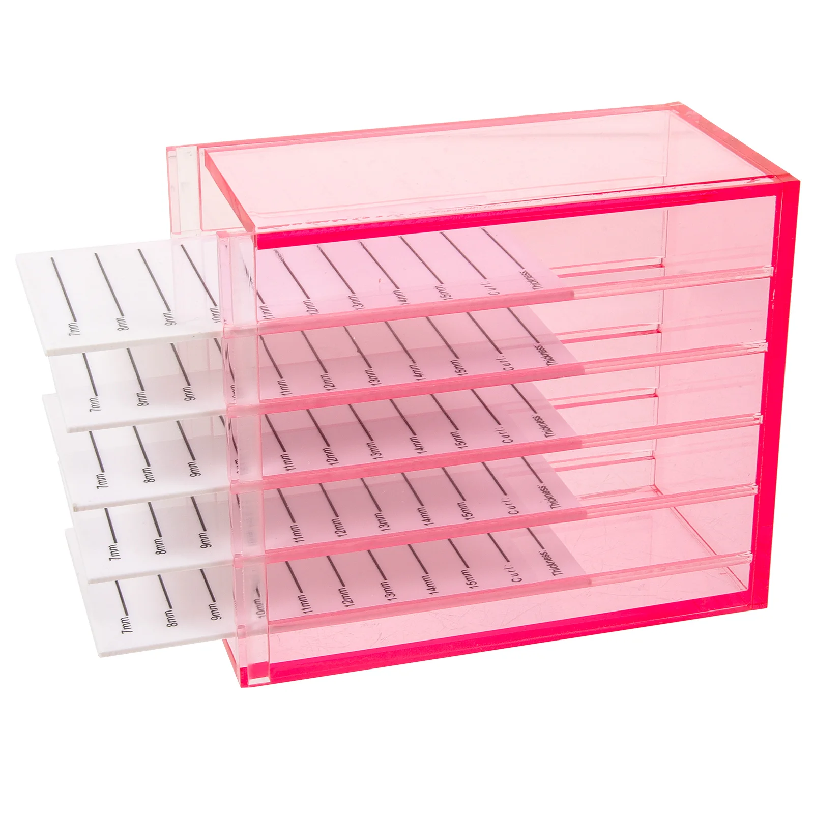 

Transparent Multi-Layer Acrylic Eyelash Storage Box False Lash Holder Eyelash Organizer Makeup Case Organizer