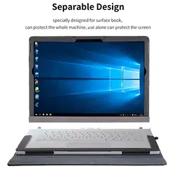 Laptop Cover for Microsoft Surface Book 3 2 1 13.5 inch Case Magnetic Tape Detachable Cover with  Stand Sleeve Laptop Bag