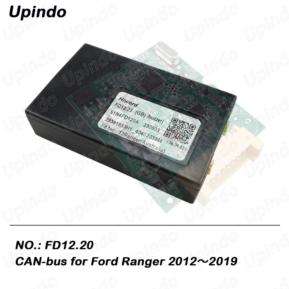 Android Car Stereo CAN Bus Decoder for Ford Ranger 2011-2023 Steering Wheel Control Plug & Play Head Unit Radio CAN Bus Adapter