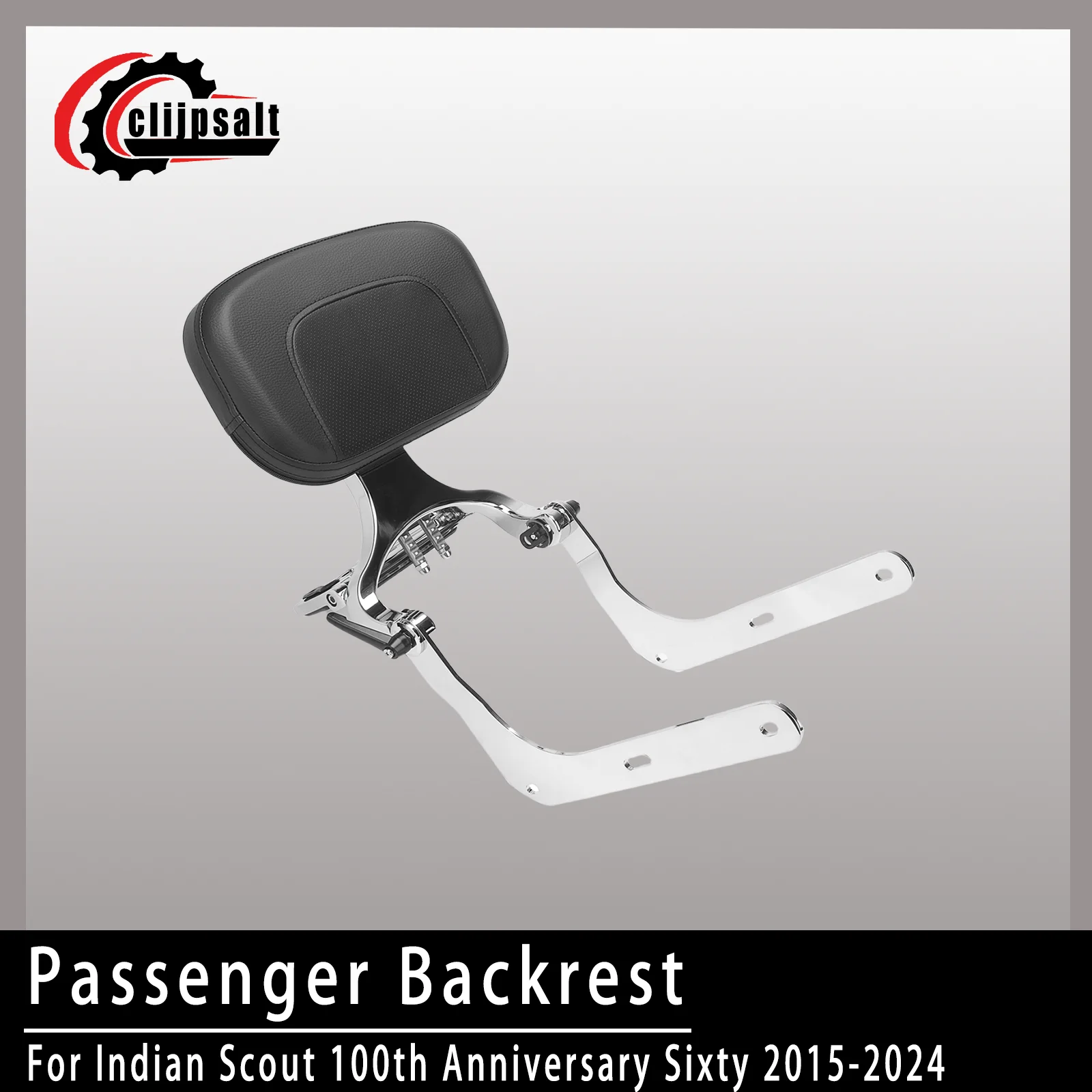 

For Indian Scout 100th Anniversary Edition Sixtieth Anniversary 2015-2024, Utility Motorcycle Driver-Passenger Seatbacks