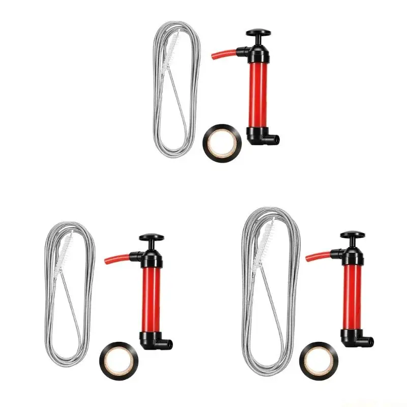 D0AB Air Conditioner Drain Cleaning Pump Manual Tool for Routine Home Upkeep