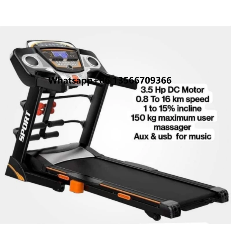 

Gym Exercise Motorized Treadmill Aerobic Exercise Running Fitness Equipment Machine