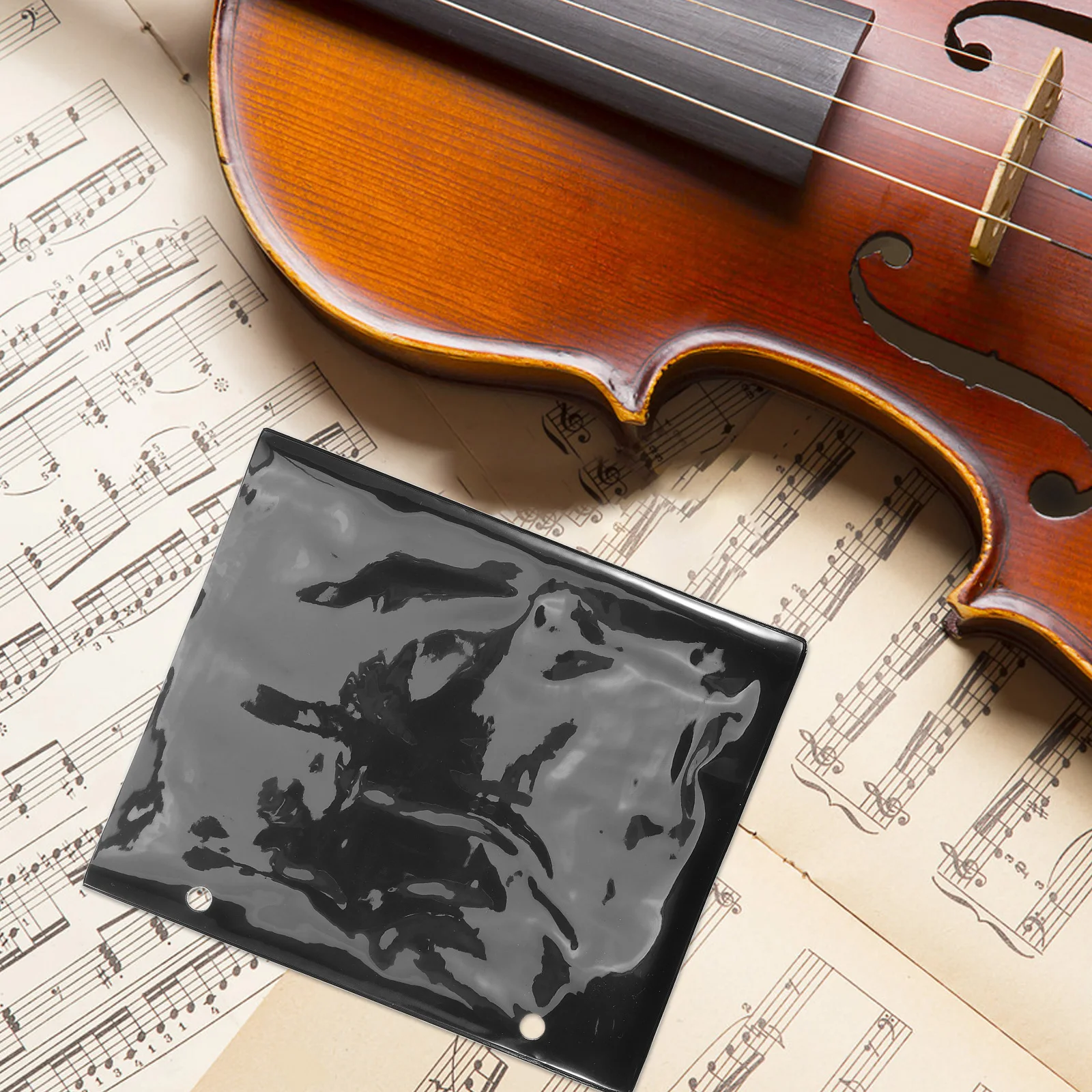 

20 Pcs Sheet Music Holder Binder with Strap Folder Plastic Sleeves Certificate Brochure Black Dividers