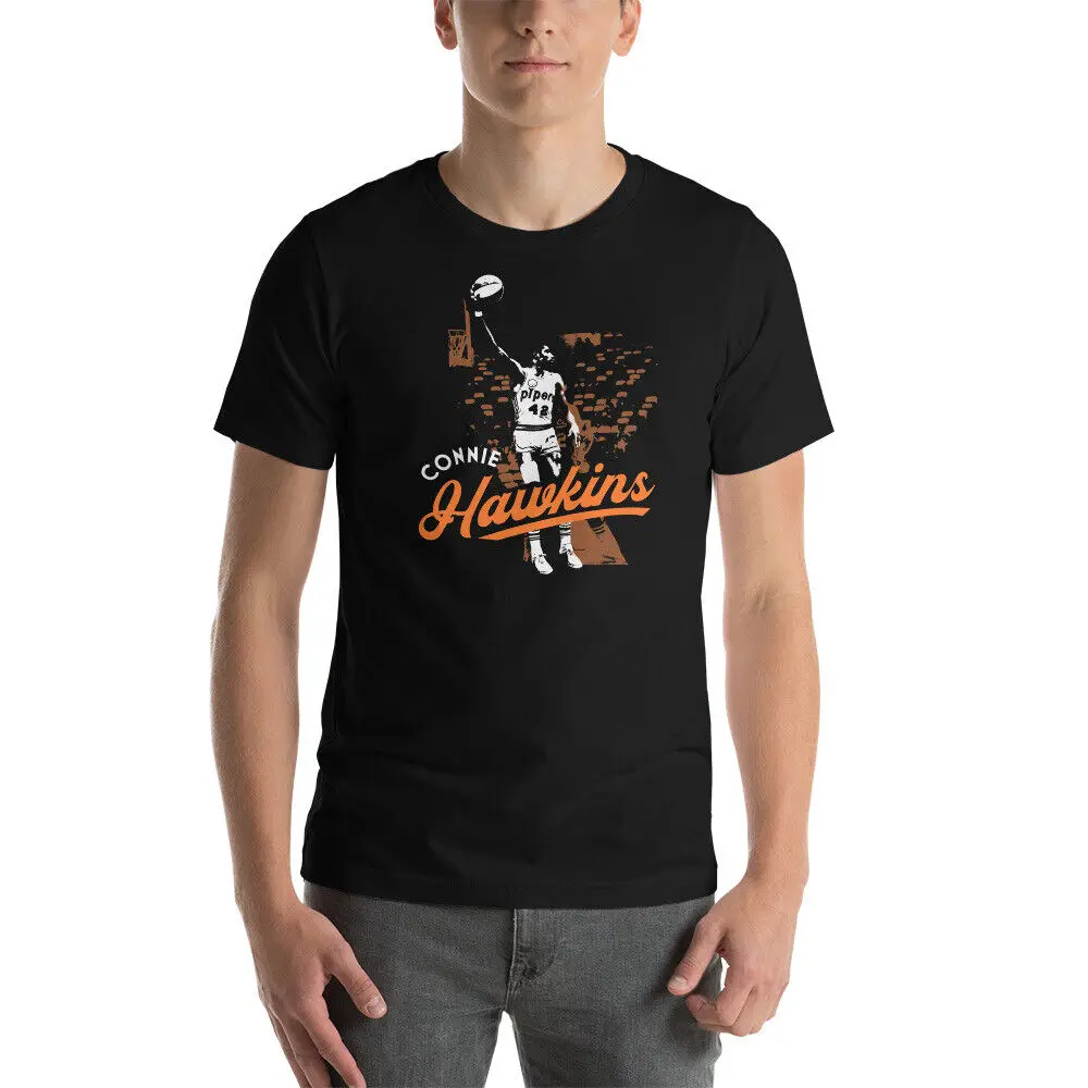 Connie Hawkins Basketball Custom Design Graphic Tee Shirt Unisex t-shirt