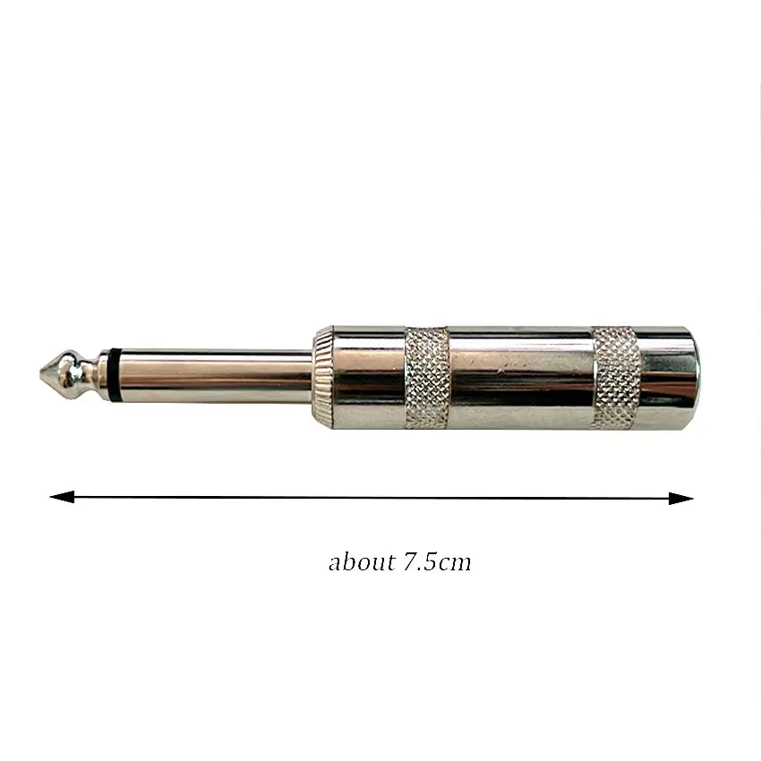6.35mm Mono/Stereo jack plug male connector Microphone Welding line HeadPhone stereo 1/4\