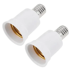 Adaptador de enchufe E17 a E26, convertidor de bombilla LED, 2 piezas