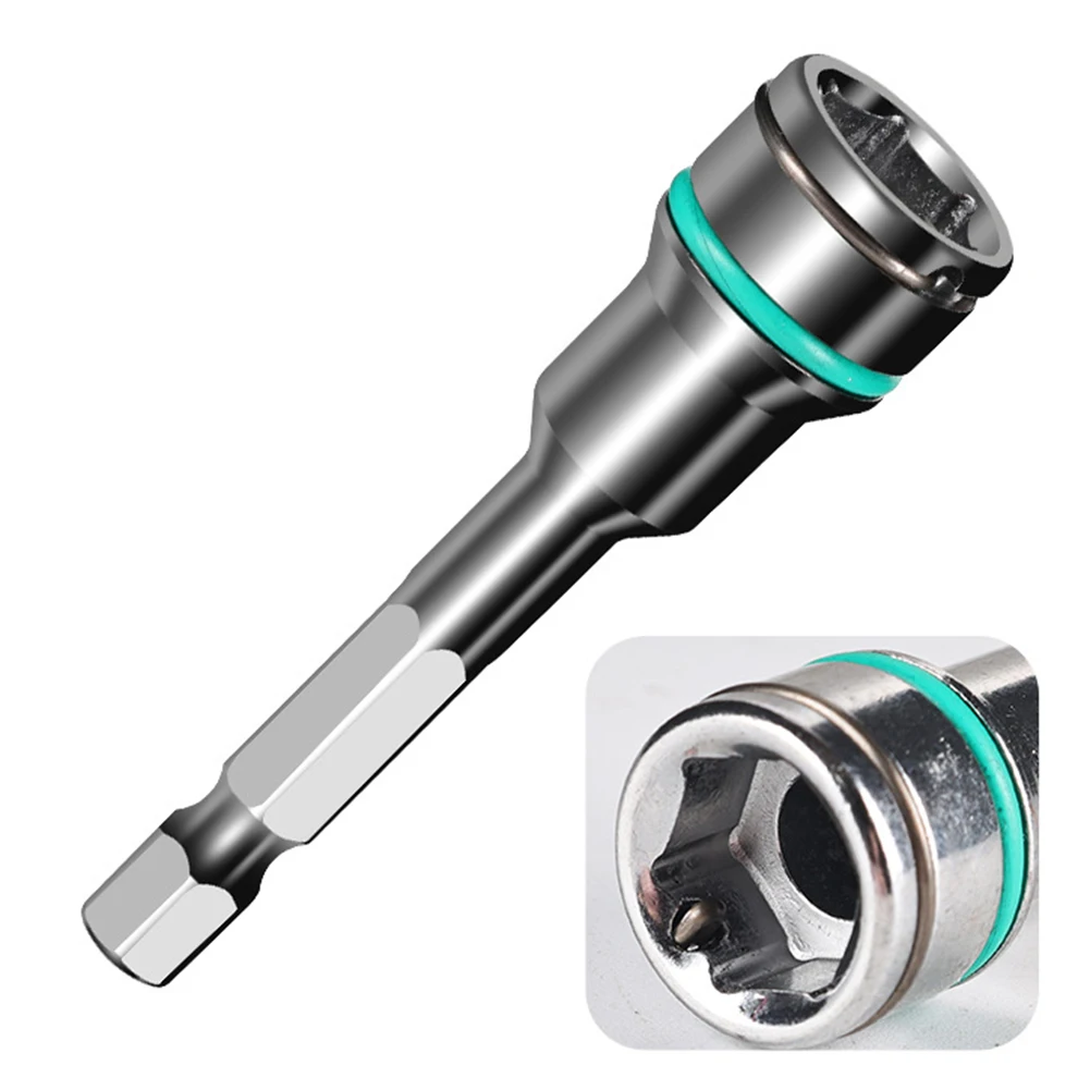1/2 Pcs Tool For Pneumatic Drill Nut Driver Pneumatic Screwdriver Use Ratchet Wrench Socket Size 8mm 10mm Shank Size 1 4inch