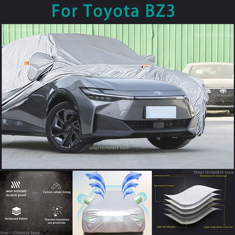 

Чехол для автомобиля Toyota BZ3 210T, защита от УФ-лучей, пыли, дождя, снега