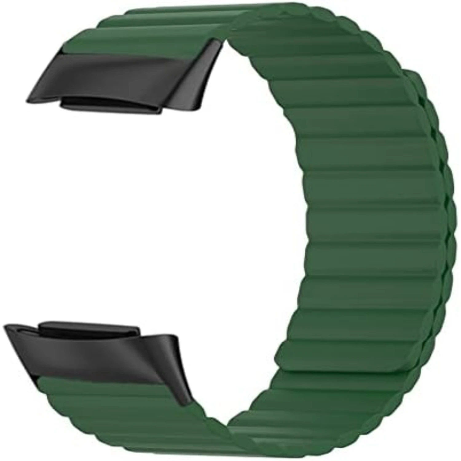 

Superior, stylish green silicone replacement bands for Charge 5 - Top-quality and comfortable sport wristband - Compatible with