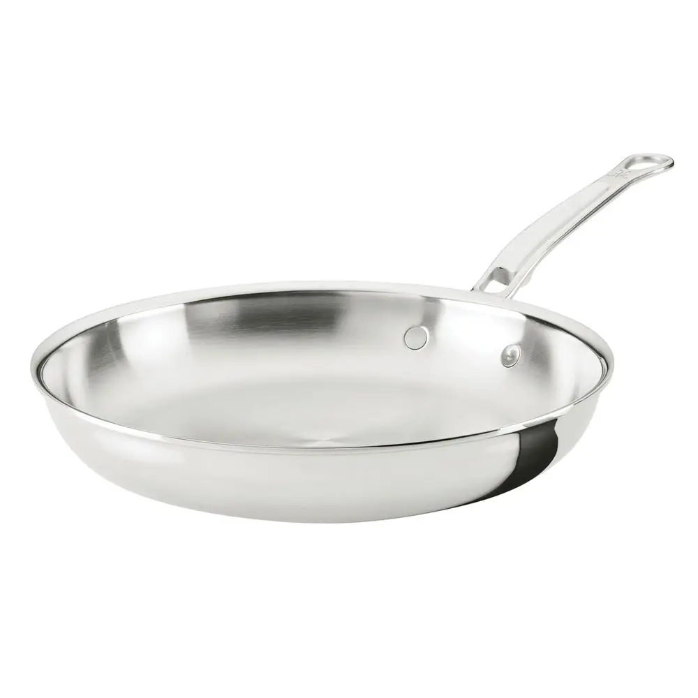 

11 ProBond Luxe Tri-Ply Stainless Steel Skillet, Polished, Induction & Oven Safe