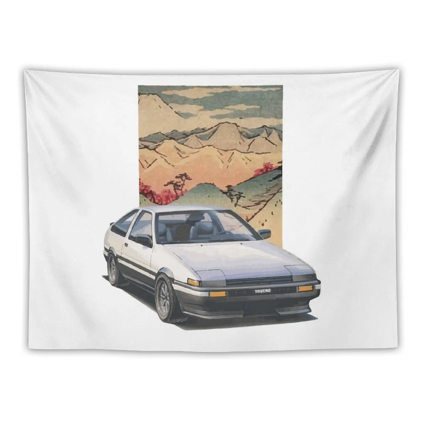 

Tōge AE86 Tapestry Christmas Decoration Decor For Bedroom Bathroom Decor Tapestry