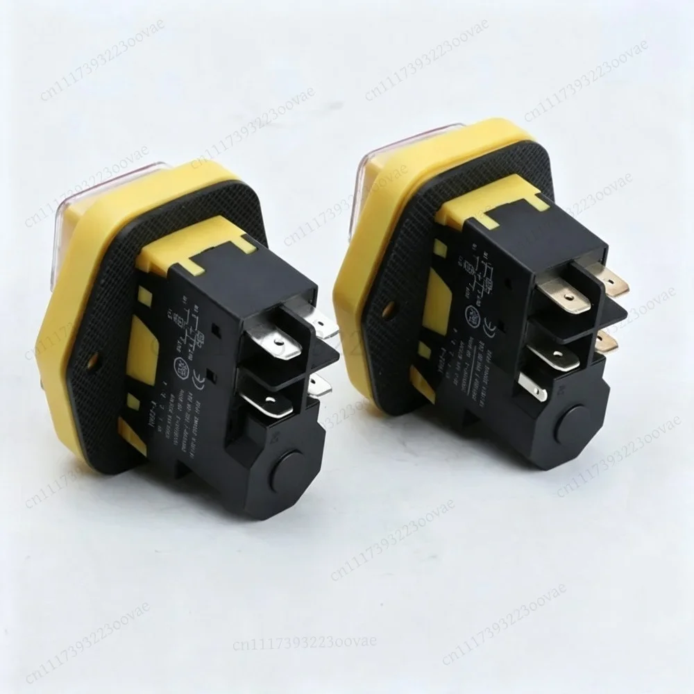 1PC Electromagnetic Switch 16A 250V 4P 5P Waterproof Power Tool Switch, Replacement for KJD17B