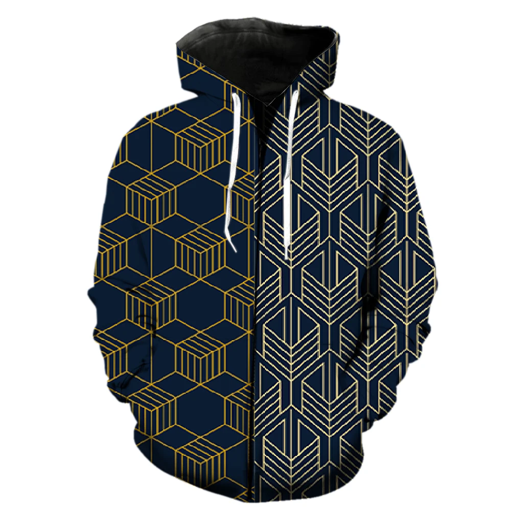 

Abstract Pattern Men's Zipper Hoodie Unisex Funny 2022 Hot Sale Casual Cool 3D Print Fashion Hip Hop Streetwear Sweatshirts Tops