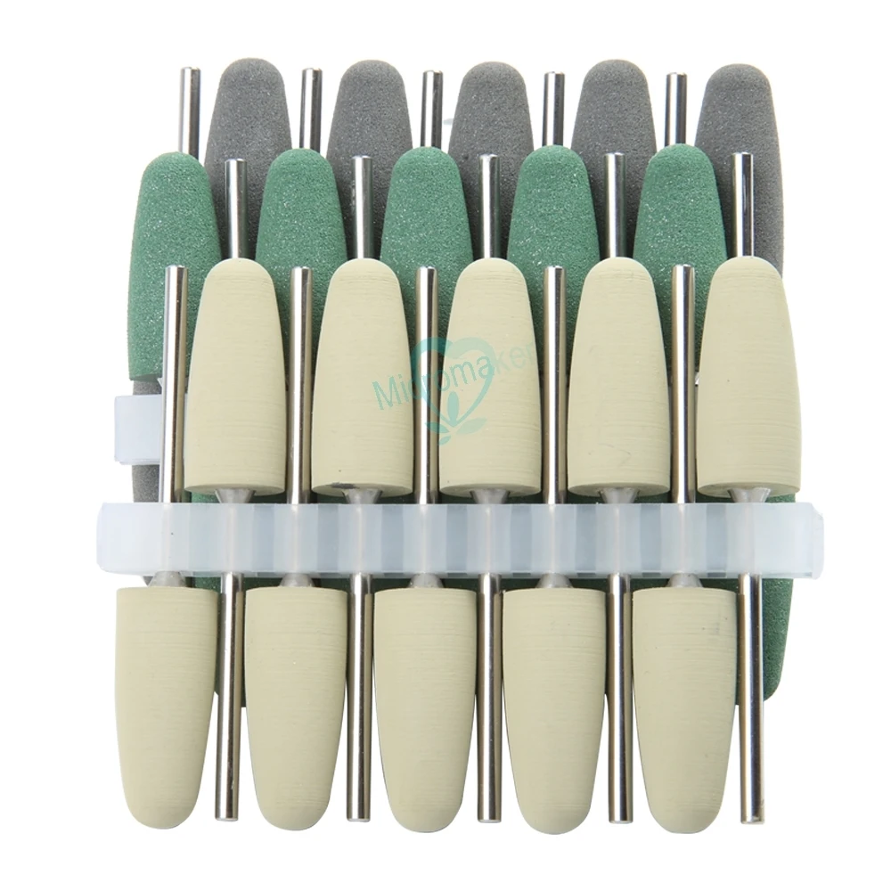 10pcs/set Free Shipping Dental Resin Base Acrylic Polishing Burs Kit Drill Polisher Rotary Dentist Tool Dental Lab Instrument