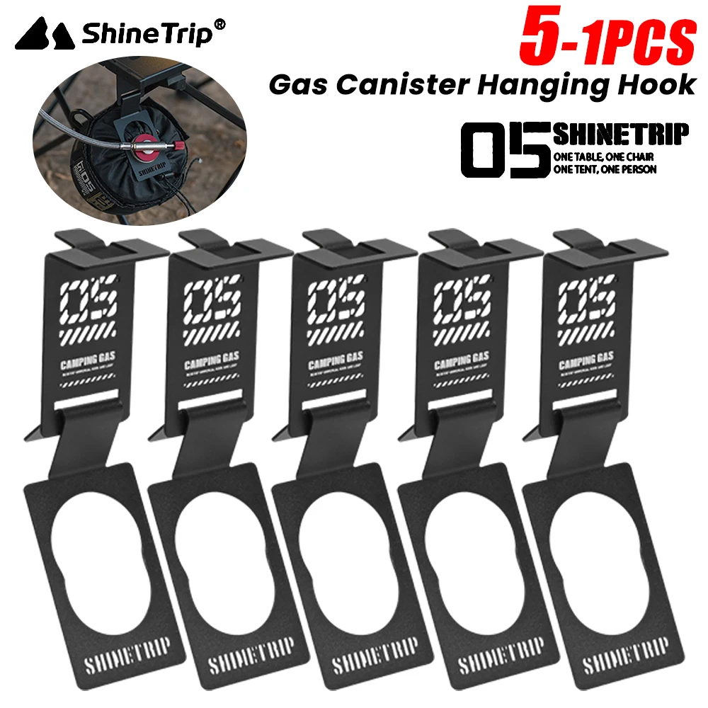 5-1 Stück Shinet rip Outdoor Gasbehälter hängen Haken für igt Camping Tisch Edelstahl Kleiderbügel