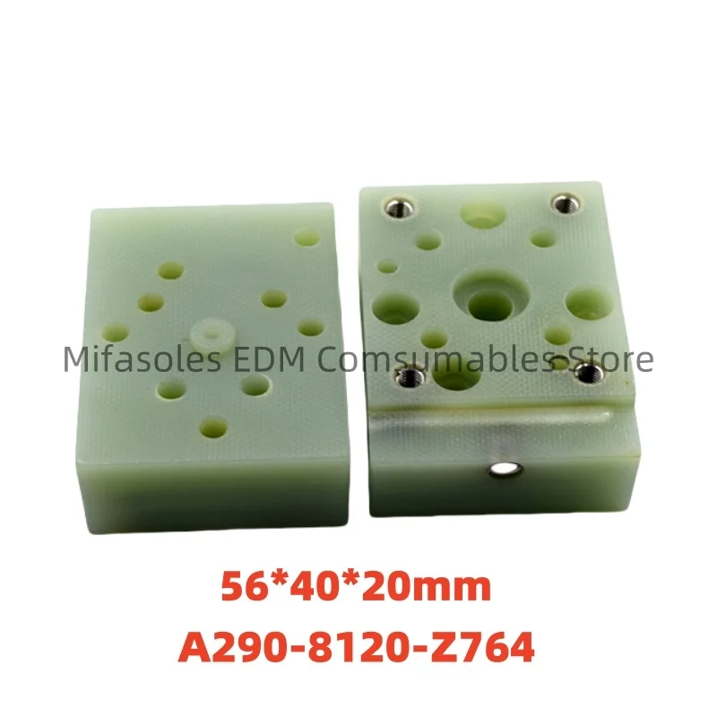 EDM Parts Lower Jet Block A290-8120-Z764 Isolator Plate 56x40x20mm For Fanuc series CNC Wire Cut Machine