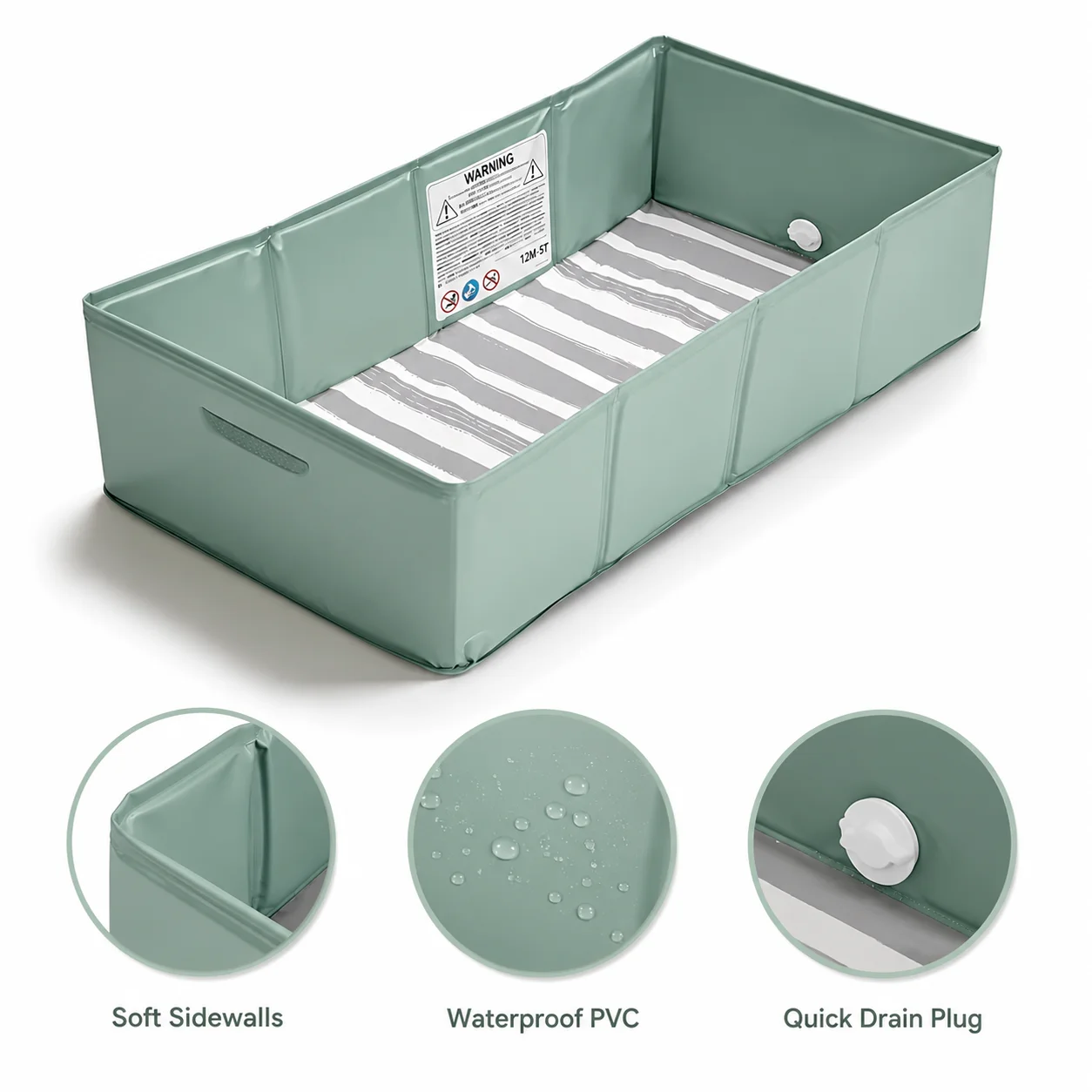 Portable Foldable Baby Bath Po - огляд і ціна Baby Bath Tub Foldable
