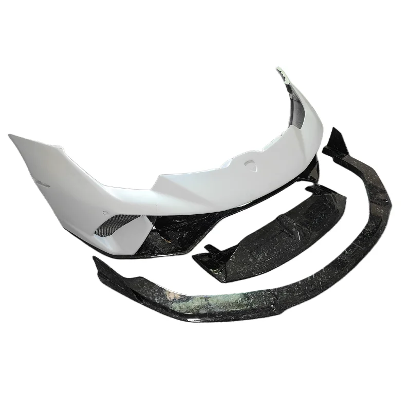 

Used for Lamborghini Huracan LP580 LP610 Upgrade P-style Forged Grain Carbon Fiber Front Bumper V-style Front Lip Body Kit