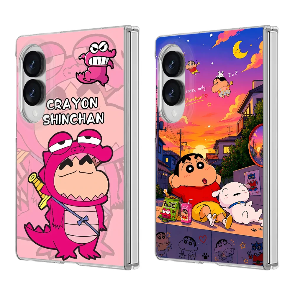 Phone Shell Case for Samsung Galaxy Z Fold 8 Z Fold8 Wide ZFold8 Ultra C-Crayon S-ShinChan