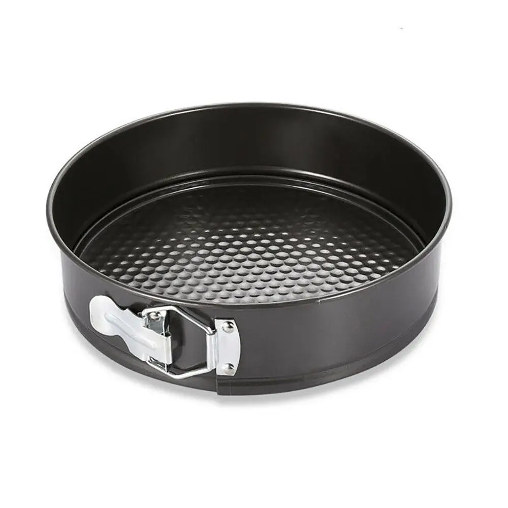 1Pcs Carbon Steel Baking Mould Leakproof Non Stick Cake Baking Pan 12/16/20/24/28cm with Removable Bottom Cake Mould